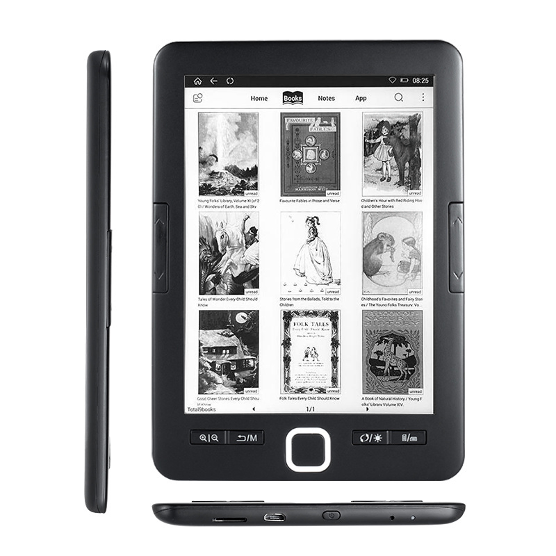 Customization According to Requirements E-book E-Reader with 6-Inch Android E-Ink Display E-Paper Customized