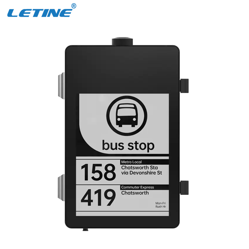 Sunlight-Readable Bus Stop E-Paper Digital Signage Bus Stop E-Ink Display