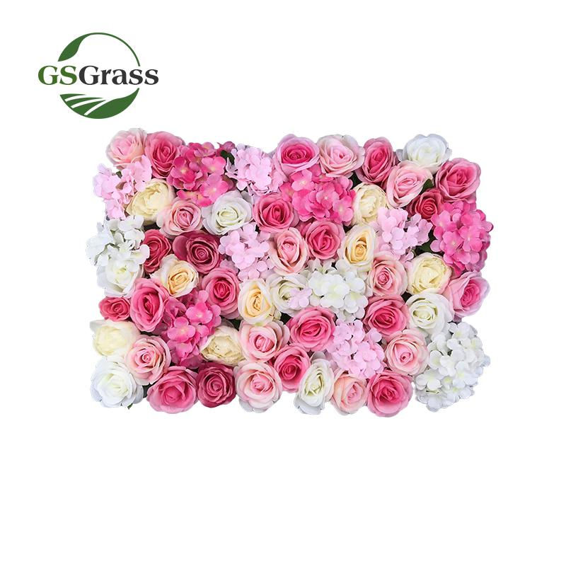 Wedding Stage Backdrop Artificial Flower Vertical Garden Wall Panel Faux Plant