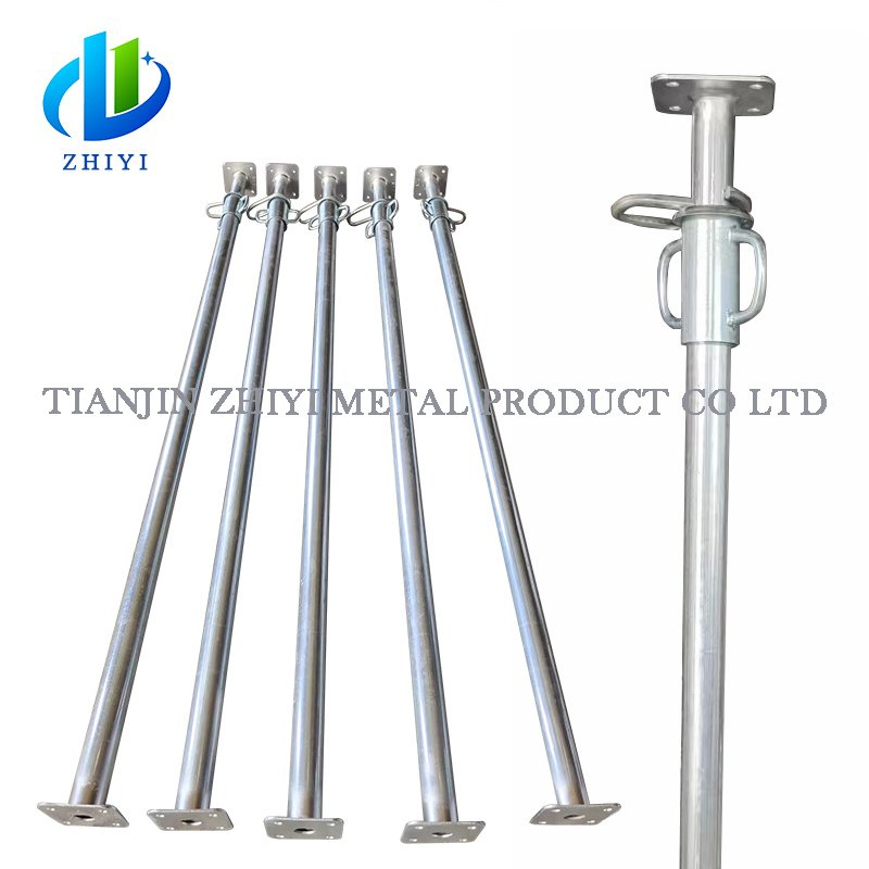 Scaffold Floor Sleeve Nut with Steel Handle Flower Plates Push Pull Steel Prop 6m Decking En1065 2600mm Jack Weight for Build