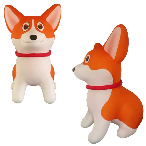 Giant Inflatable Puppy Balloon Sculpture for Festive Events