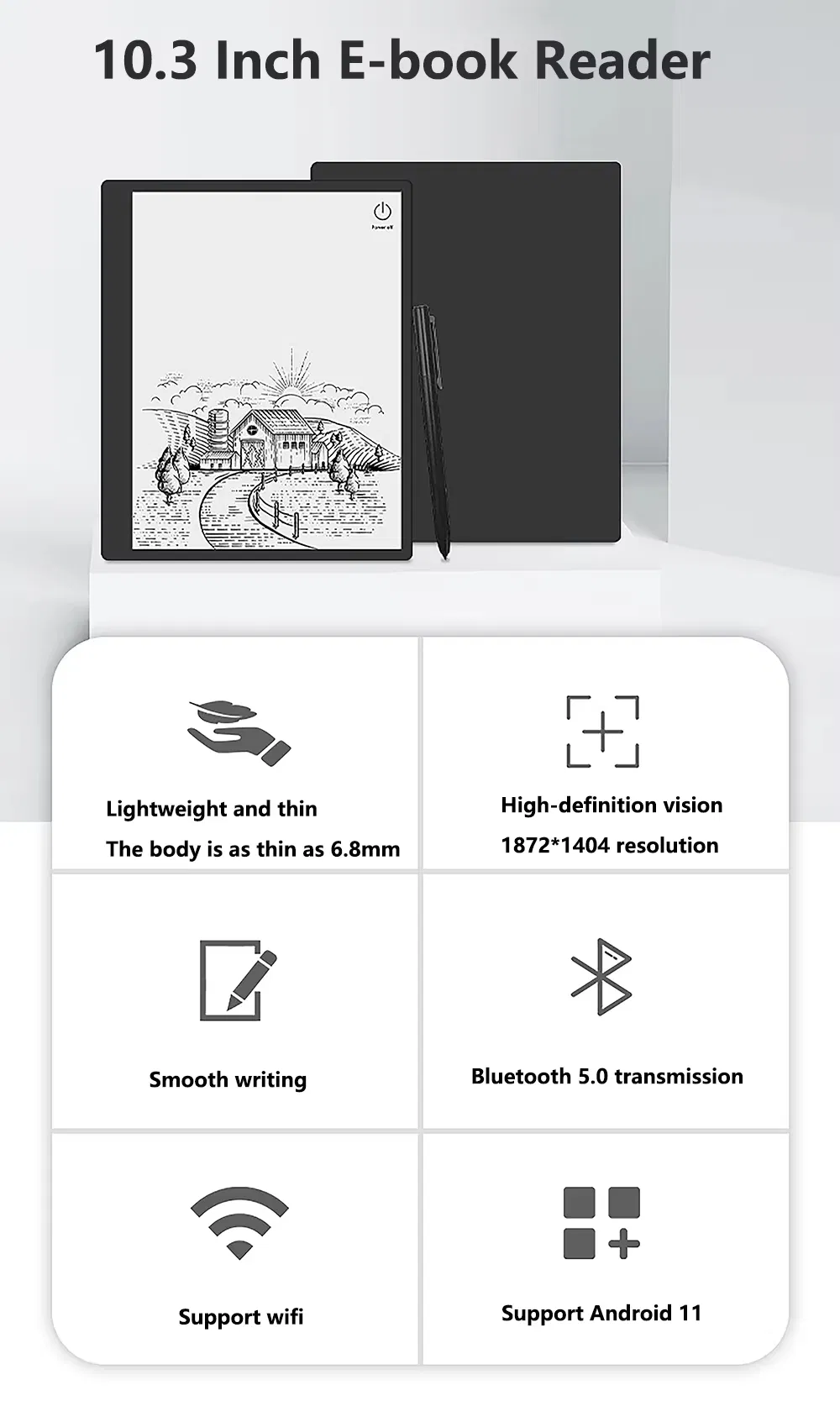 Full Color E Ink Electronic Ereader