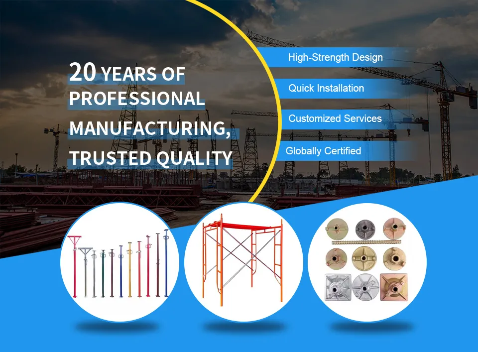 Scaffolding Steel Prop Banner