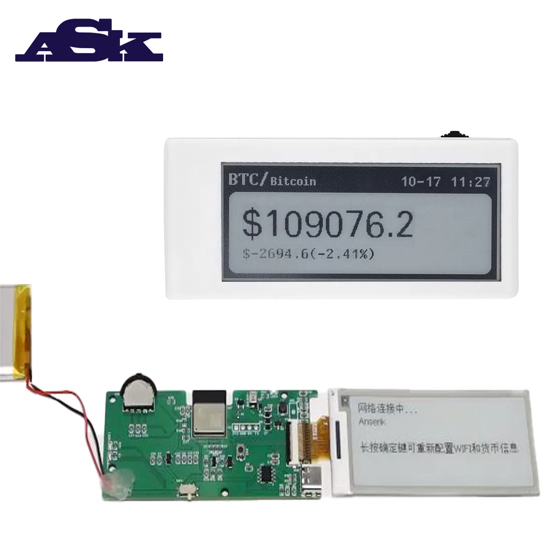 Customization Based on Provided Sample 2.9 E-Ink 296X128 Fast Updating Electronic Paper Display Epaper Screen OEM ODM