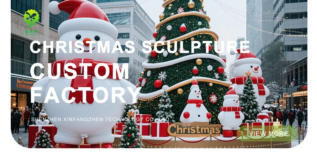 Fiberglass Santa Claus Sculpture