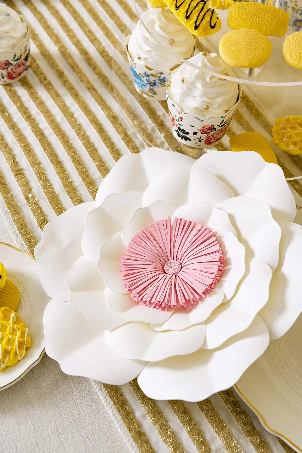 Handcrafted Paper Flower Detail 2