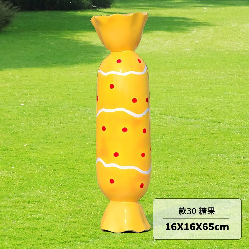 Large Candy Fibreglass Sculpture Bulk Sale for Outdoor Events