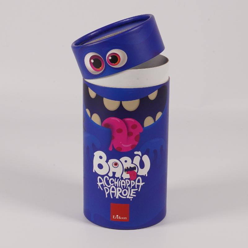 Bailuo Custom Eco Friendly Luxury Cylinder Shaped Tissue Paper Package Box with Custom Logo