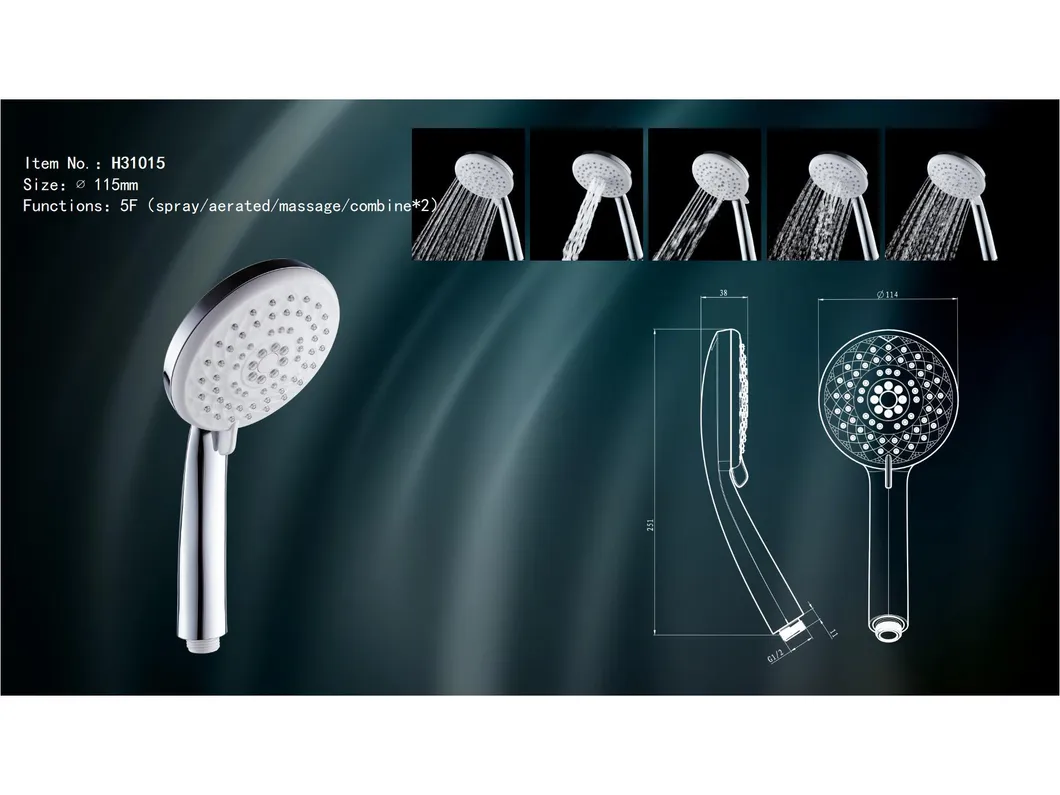 Luxurious Floral Pattern Hand Shower