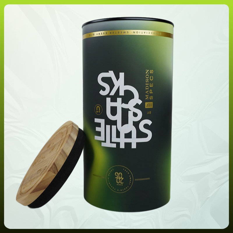 Premium Floral Patterned Paper Tube for Custom Packaging