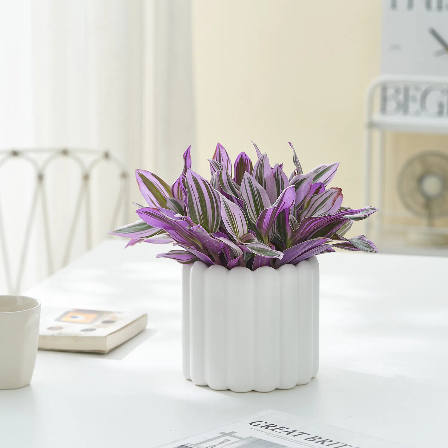 Beautiful Ceramic Flower Pot Garden Planter Flowerpot Art Craft Home Nursery Plant