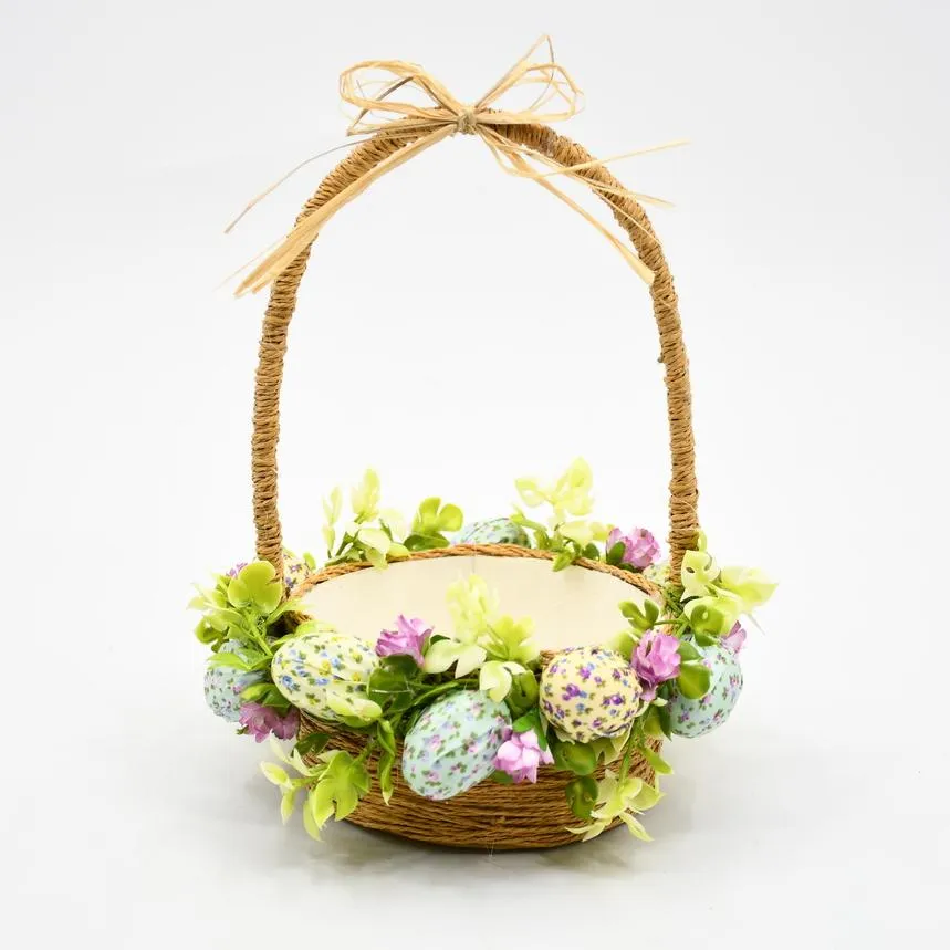 Artificial Flower Basket