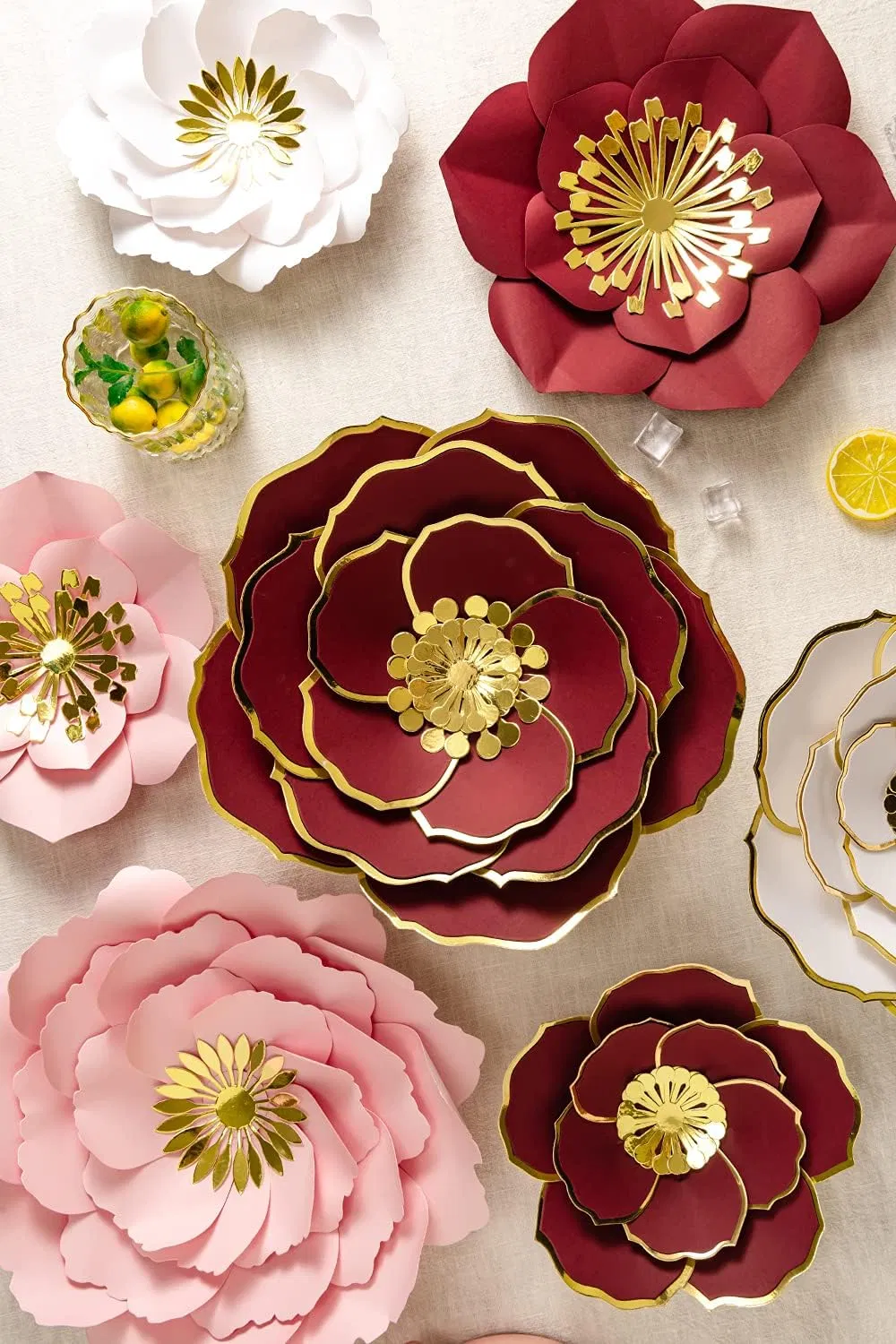 Handcrafted Paper Flower Detail