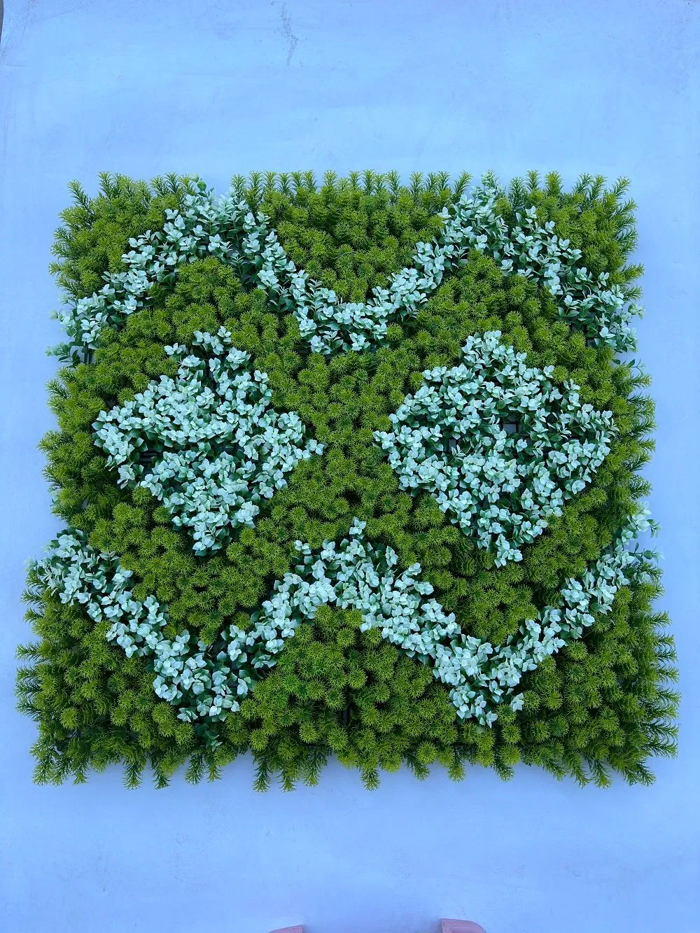 40*60 Plastic Artificial Flower Grass Wall Panels Wholesale Stage Backdrop Artificial Plant Flower Wall for Wedding Decoration