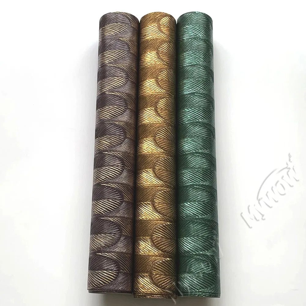 Foil Luxury Wallpaper Vinyl Roll Wall Wallpaper for Interior Decoration