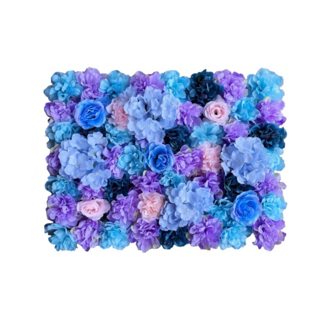 Customize Rose Hot Design Artificial Flower Wall for Wedding Backdrop Decoration