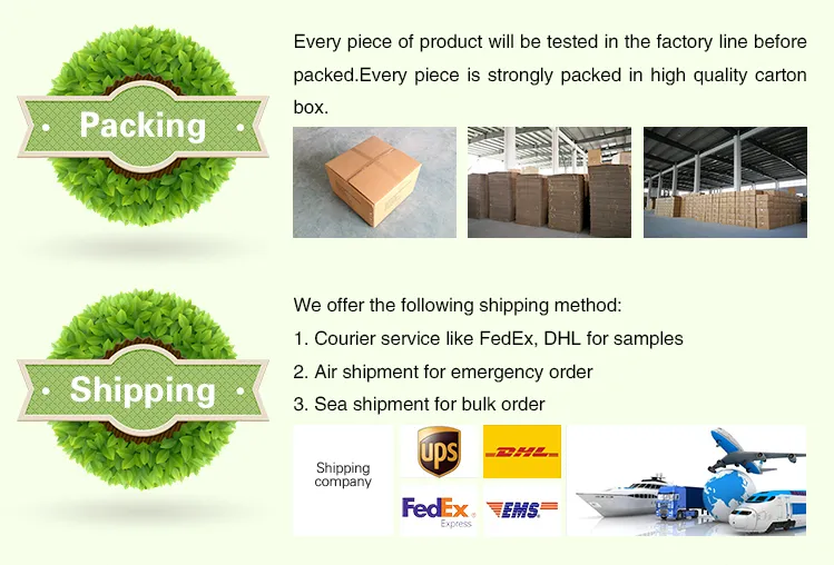 Packing and Shipping