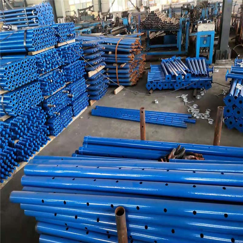 48/60mm Tube Diameter Steel Shoring Prop with Flower Base Plate