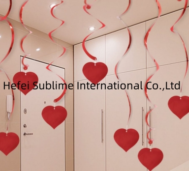 Valentines Day Decorations Love Heart Hanging Swirls for Valentine's Day Party