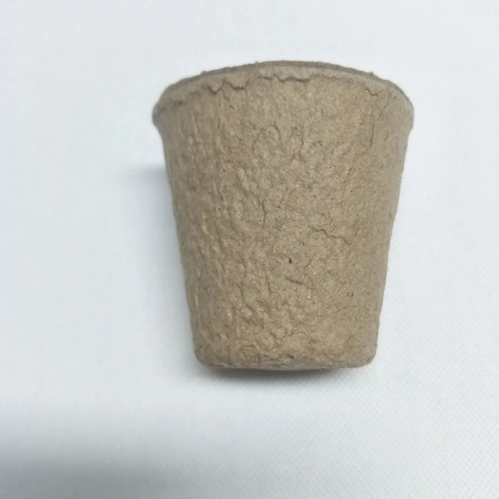 Coffee Tea Cup Holder Food Tray Accept Brown with Handle Kraft Paper Craft Paper Customized Disposable Single Wall Paper Cup Pot Trays