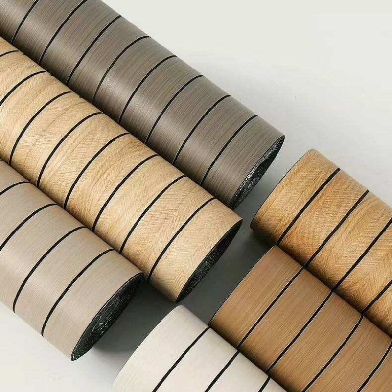 New Wood Grain Style Carved Grille Rolls Panels Home Interior Decoration 3D Foam Wall Sticker Self Adhesive Wallpaper