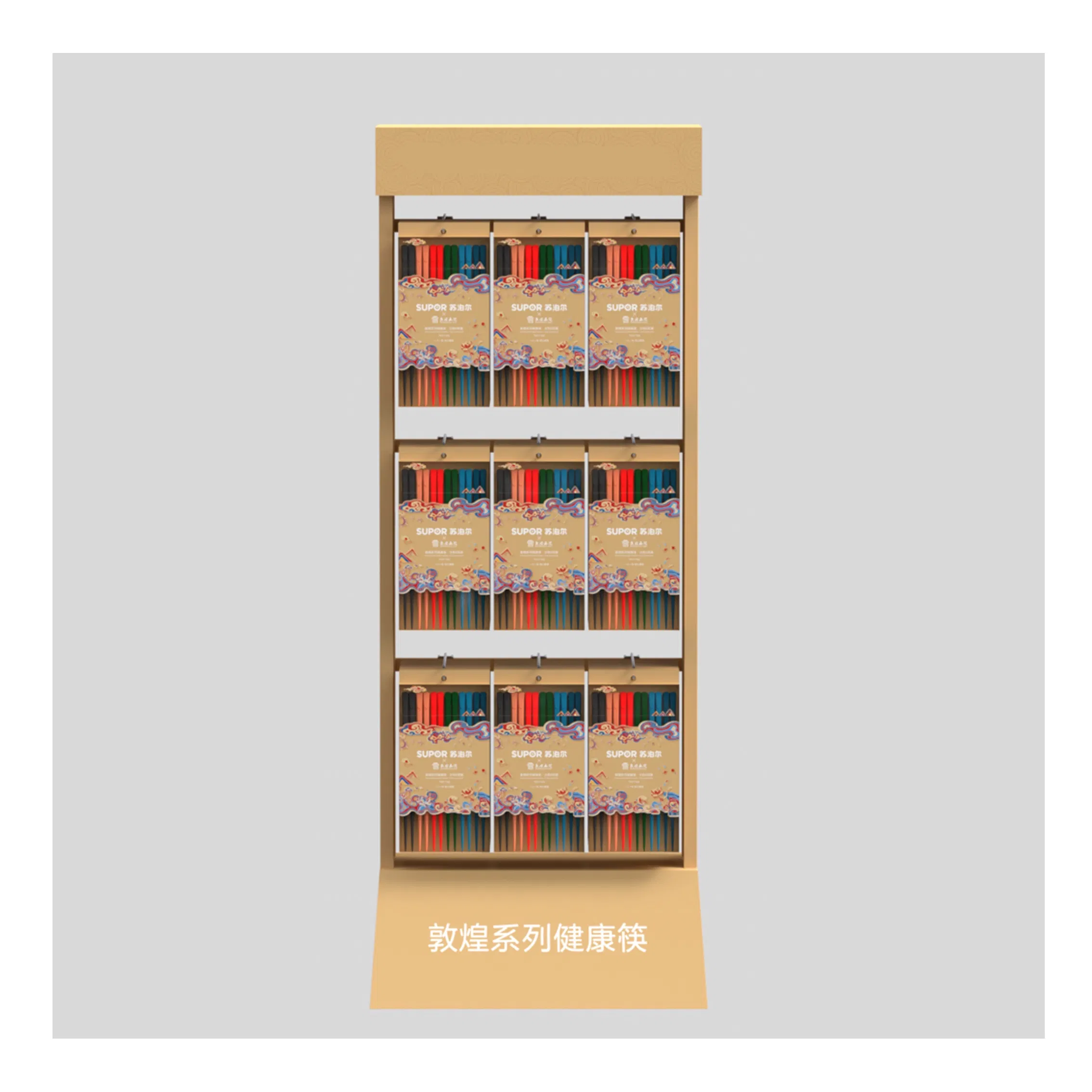 Modern Paper Shelves for Stylish Kitchen Organization and Display