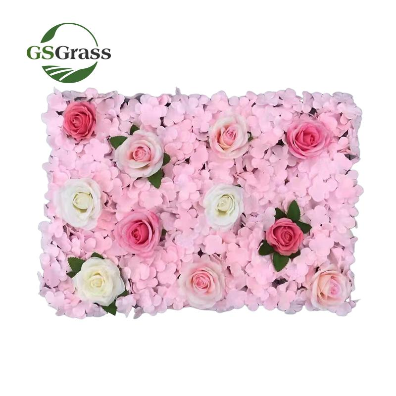 Wedding Stage Backdrop Artificial Flower Vertical Garden Wall Panel Faux Plant