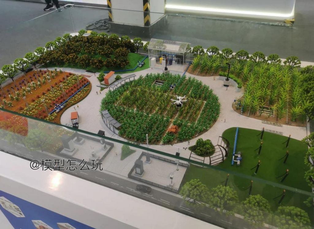 Corporate Exhibition Ready: Hand-Made Agricultural Sand Table Sculpture