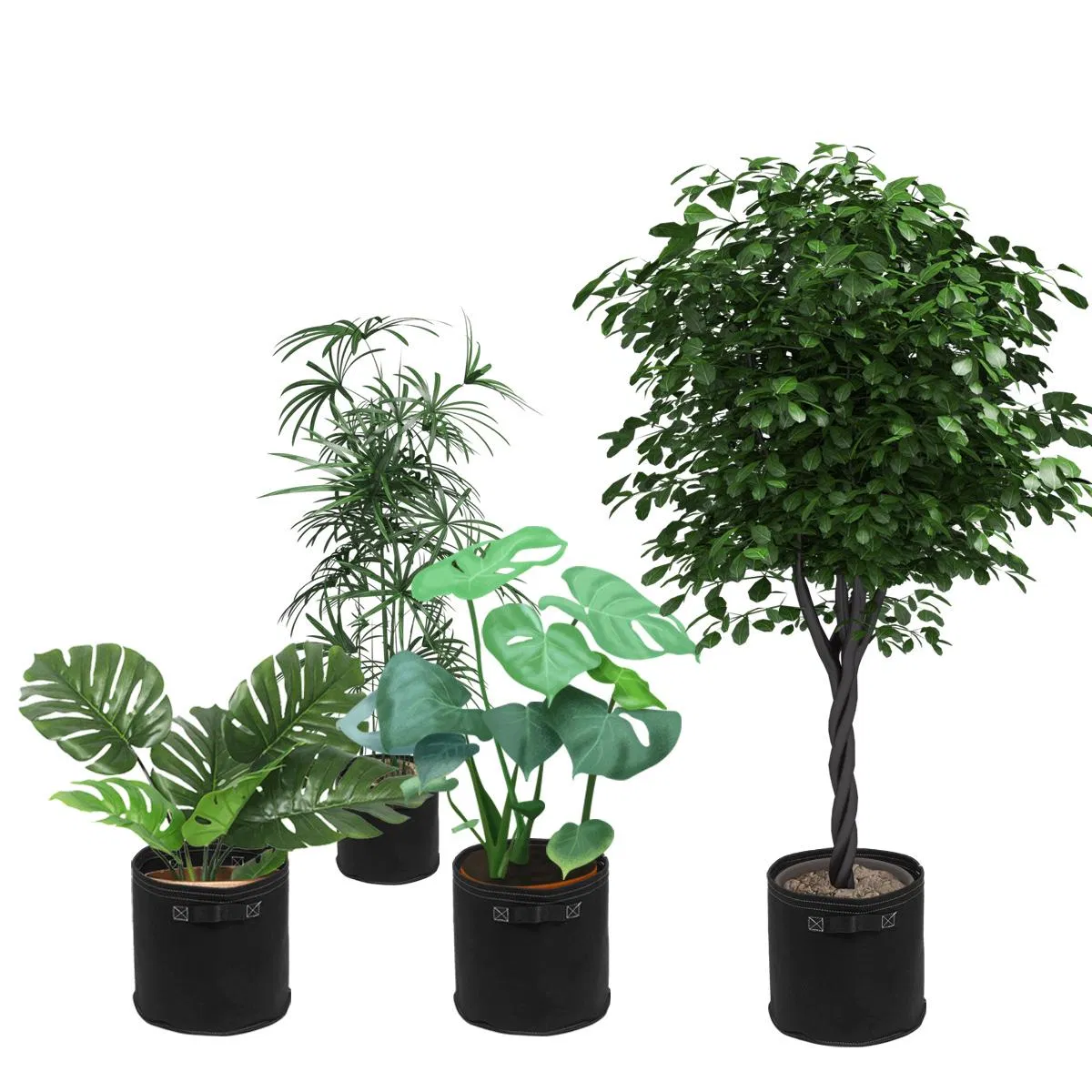 15/20/25 Gallon Planting a Pocket Outdoor Fabric Wall Hanging Planter Grow Bags