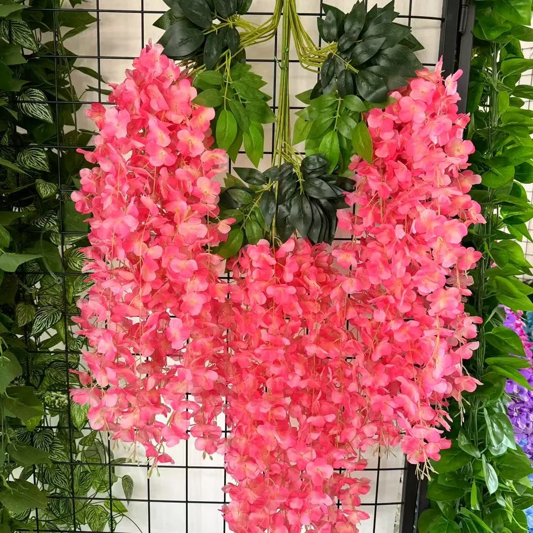 Wholesale Artificial Hanging Flowers for Wedding Party Ceremony Backdrop