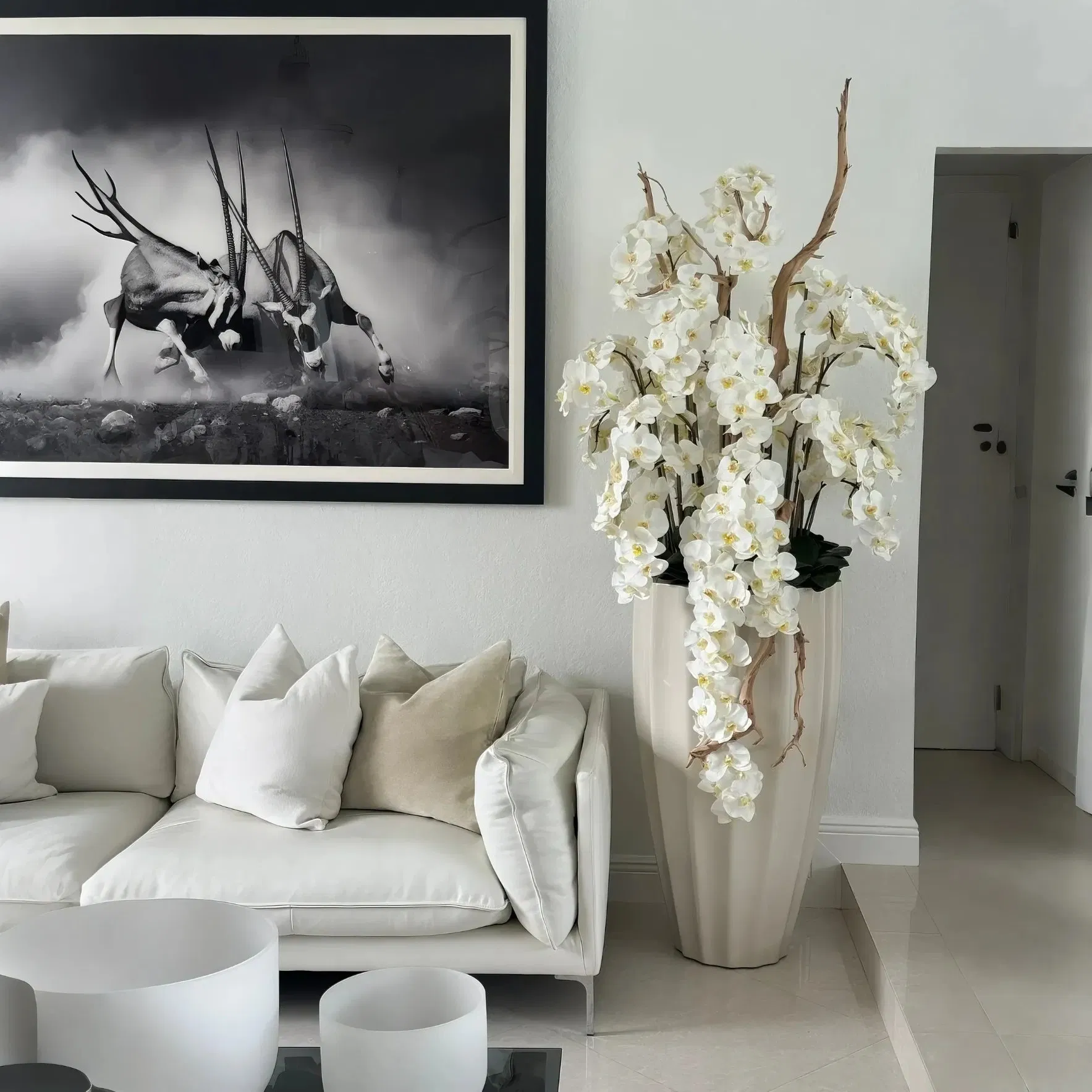 Artificial Cherry Blossom Tree with Pot - Lifelike Faux Sakura Plant for Home Decor, Indoor/Outdoor Use, Easy Care