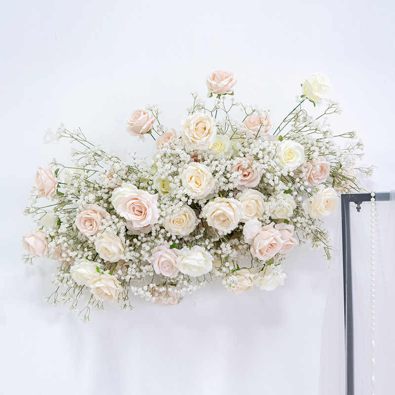 Decorative Flower Supplies Wedding Arch Flower Stage Floral Frame Backdrop