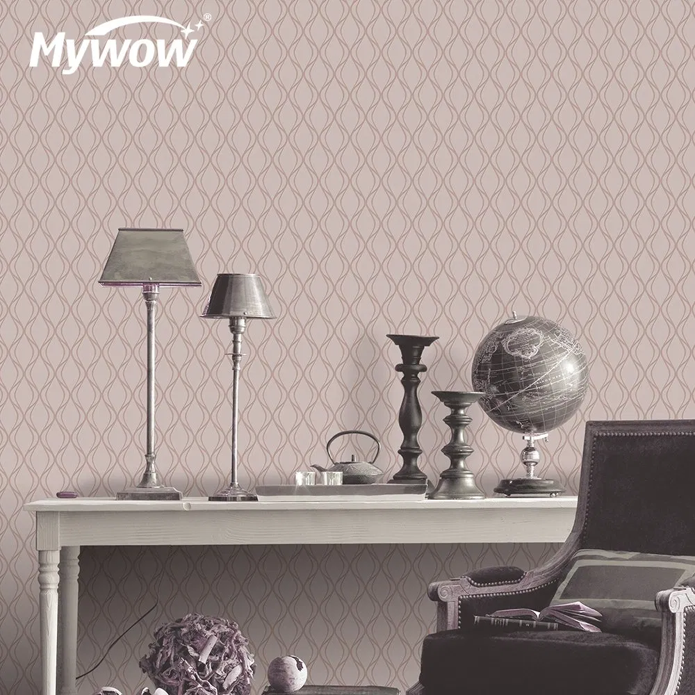 Brand New Luxury Modern PVC Wall Coating Waterproof 3D Wallpaper for Bedroom