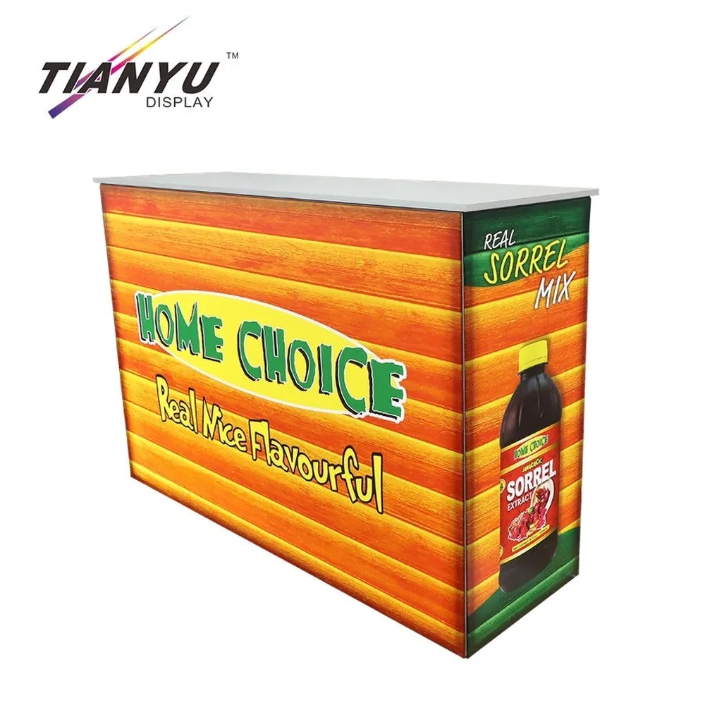 Custom Portable Aluminum Pop-up Display LED Light Box for Trade Show Booth