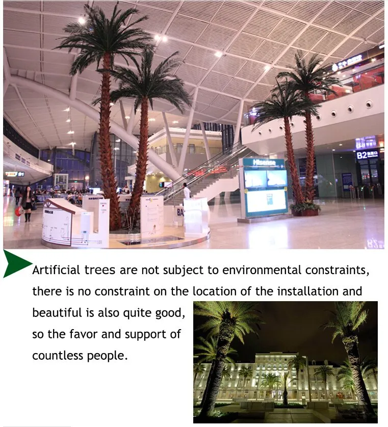 Artificial Palm Tree Landscape