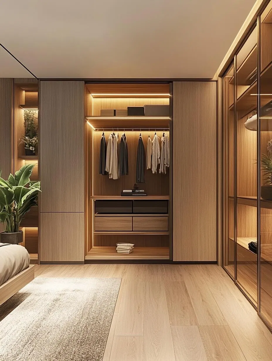 Modern Walk in Closet
