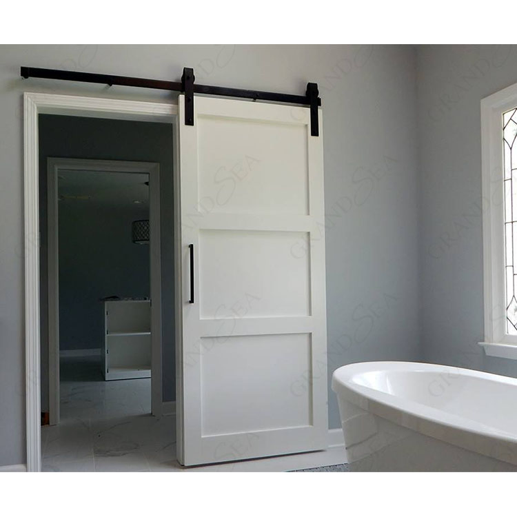 Room Saving Door with Metal Track for House Sliding Door Sliding Door Wardrobe, Wooden Doors Design Sliding Door System Bathroom