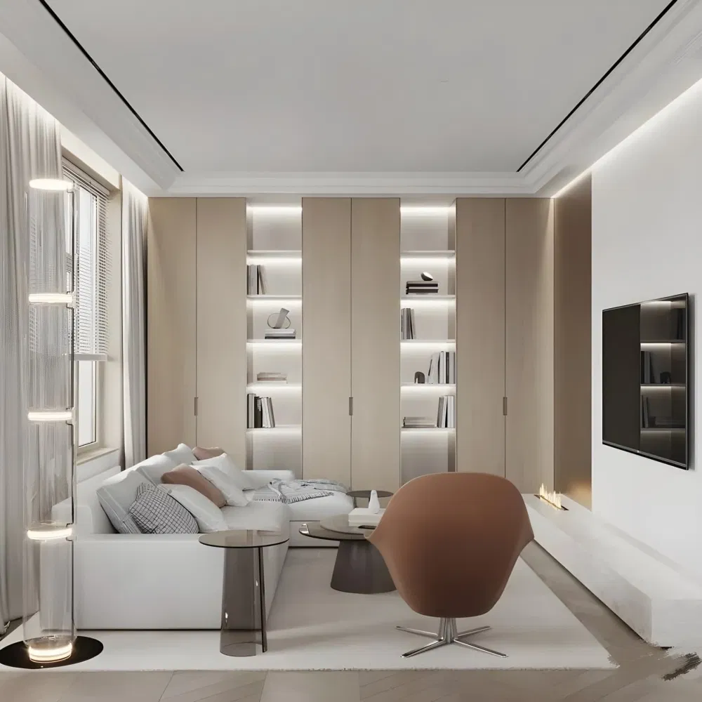 Modern Bookshelf Detail 1