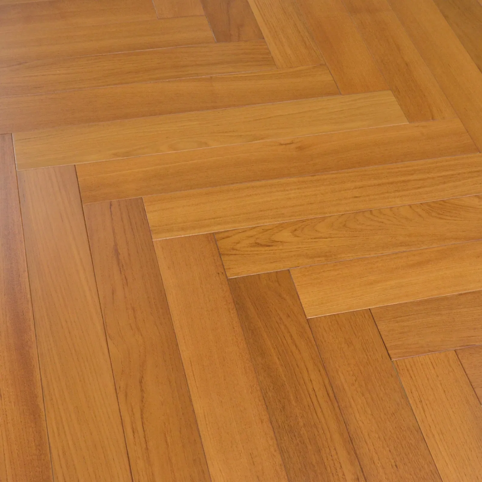 Easy Installation Natural Teak Herringbone Ab Grade Multi-Layer Solid Hardwood Engineered Wood Flooring