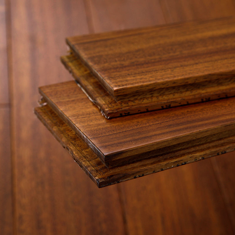 Modern Design Hardwood Flooring Easy Installation Solid Wood Floor 610mm Length Living Room Smooth Surface Abcd18mm