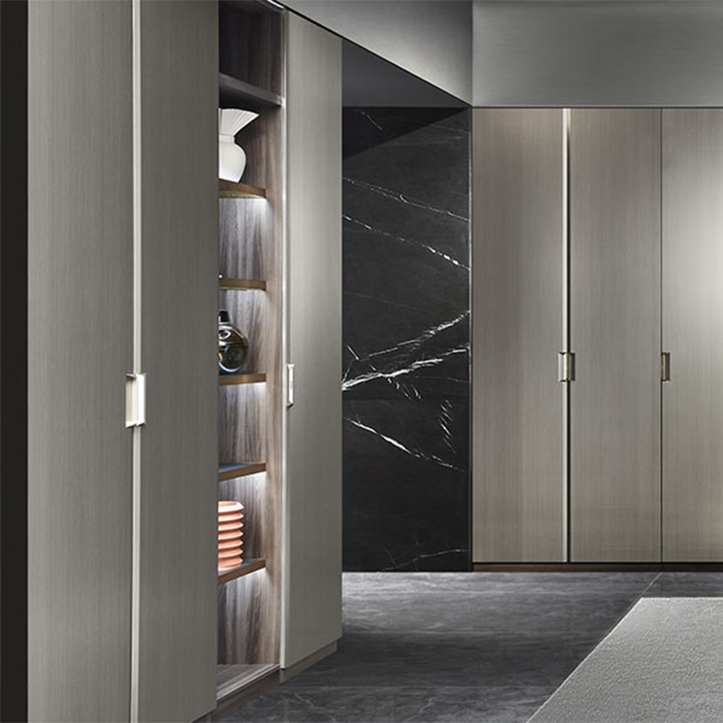 Customizable Modern Fitted Wardrobe for Chic Bedroom Interiors