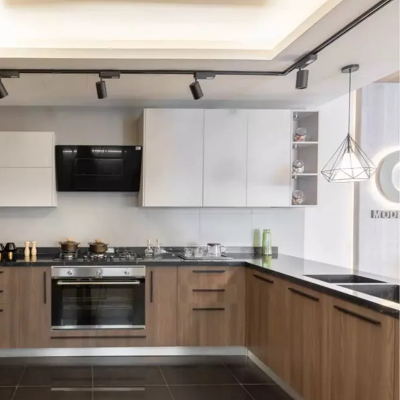 American Classic Gray Solid Wood Fitted Kitchens Cabinet Set Modern Rta Shaker Style Grey Wooden Kitchen Cabinets Design