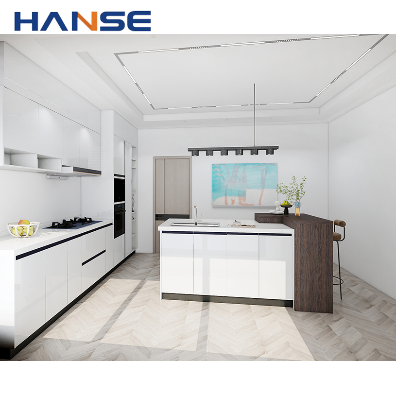 High Gloss Kitchen Cabinets Other Kitchen Furniture Wooden Modern PVC Kitchen Cabinet Islands