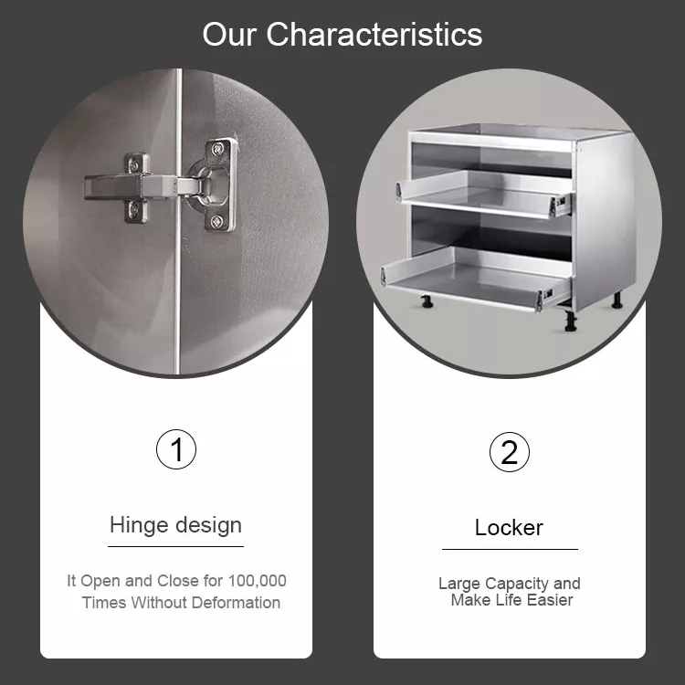 PA Best-Quality Outdoor Stainless Steel Modular BBQ Kitchen Island with Sink Cabinet