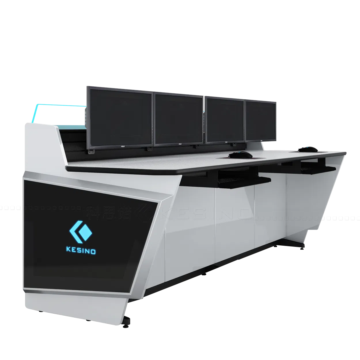 Multimedia Control Room Instrumentation Operations Station Deluxe Computer Console
