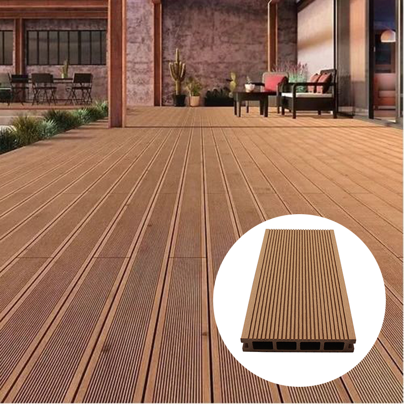 Waterproof Easy Installation WPC Co-Extrusion Decking Composite Wood Solid Hardwood Flooring