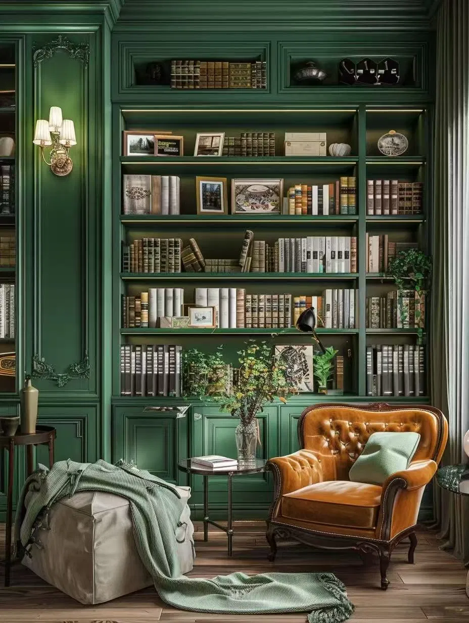 Modern Luxury Living Room Bookcases Wood Bookshelf Cabinet for Home Bedroom