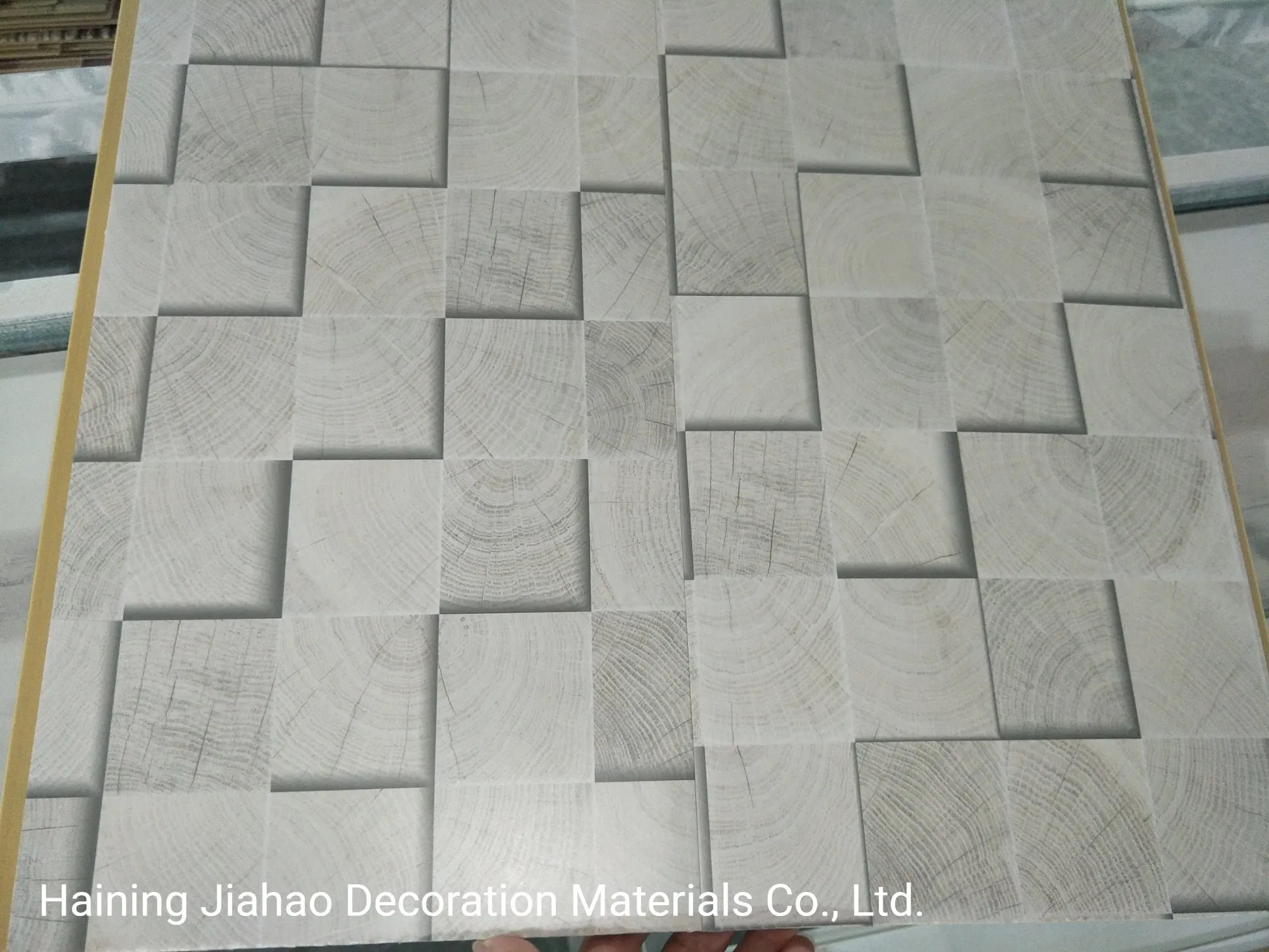 PVC 3D Wood Wall Paneling Wall Coveing Wall Claddding Sheet for Home Decoration