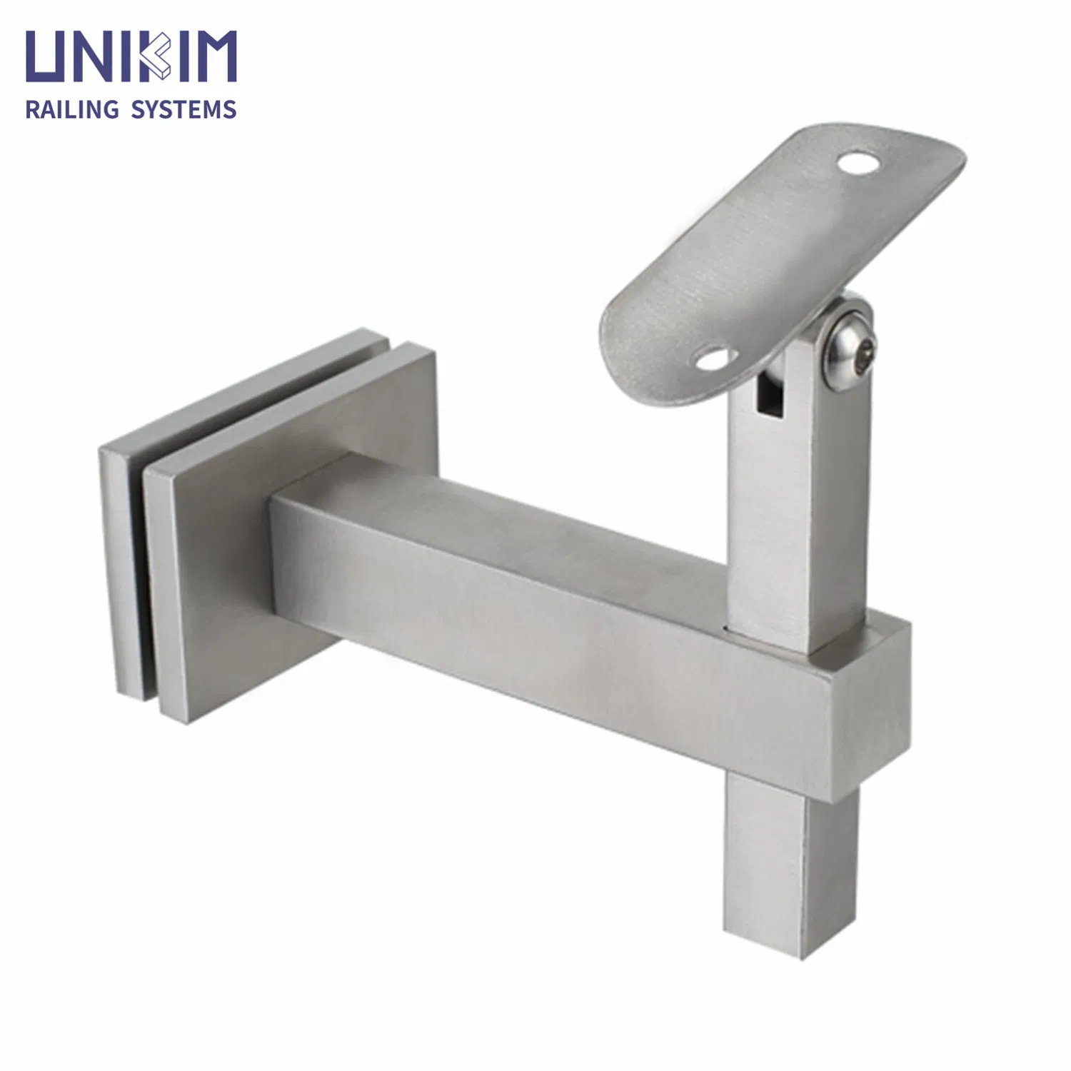 304 Ajustable Square Stainless Steel Handrail Wood Staircase Railing Price