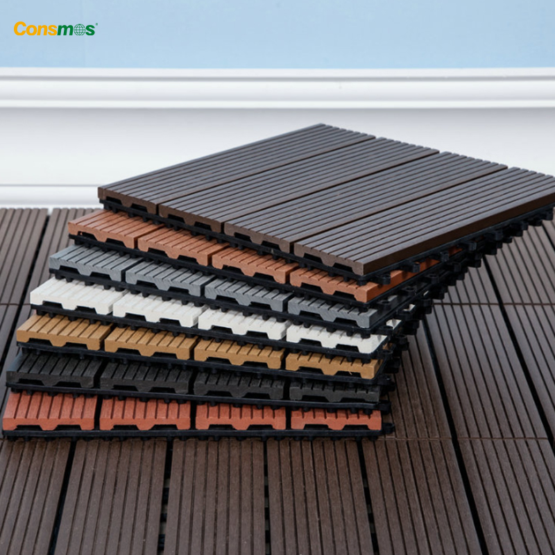 Waterproof Easy Installation WPC Co-Extrusion Decking Composite Wood Solid Hardwood Flooring